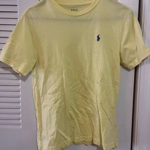 blue and yellow polo shirts